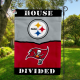 Steelers vs Buccaneers House Divided Flag, NFL House Divided Flag
