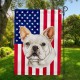 French Bulldog Patriotic American Flag, Lovely Pet Dog US Flag