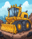 Coloring Book - Fluffy Patterns Construction Vehicles Edition