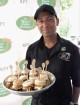 Promoting our Iconic Cheese Burger with Shaved Onions on a Mini English Muffin at the Bergen County Food and Wine Festival.