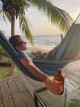 Justin chilling in a hammock as the sun sets, his favorite position, in his favorite place... Treasu